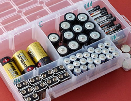 батарейки в коробках