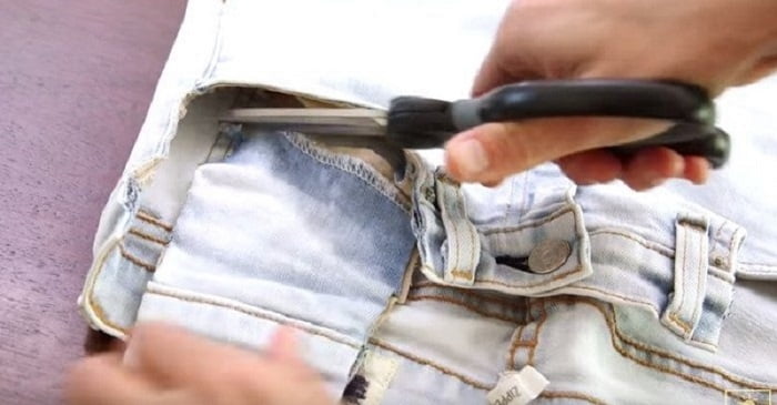 как переделать джинсы для беременных