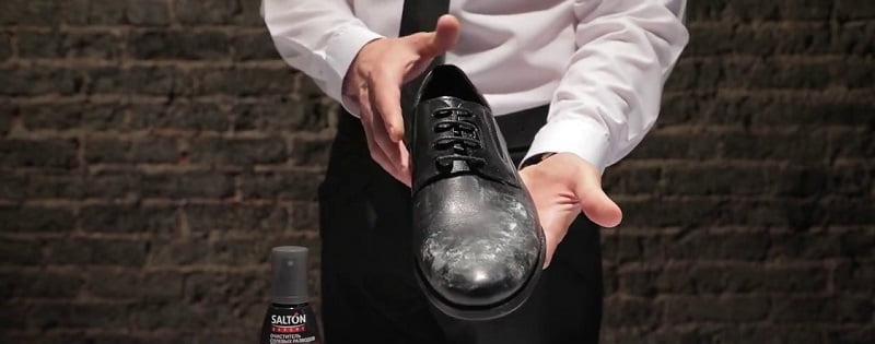 как почистить обувь от соли