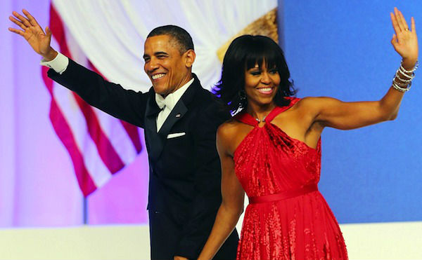 супруги Обама