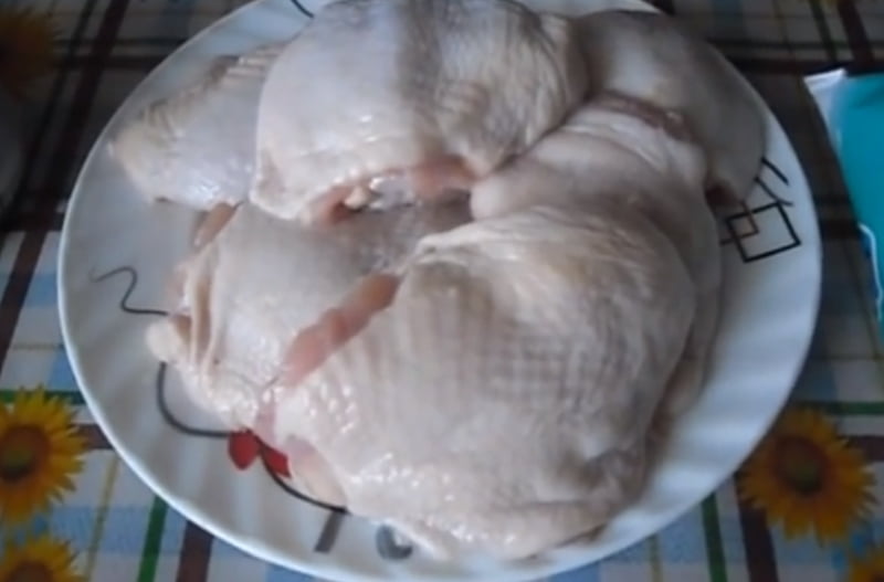 курица в кефире рецепт