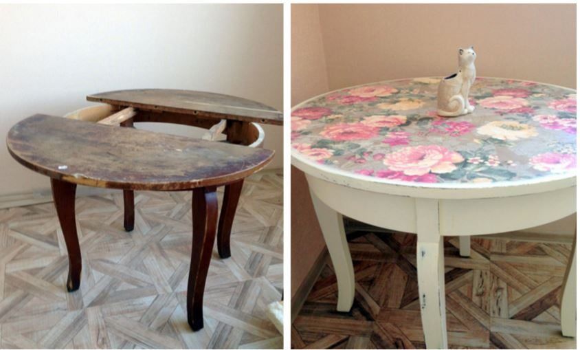 переделка мебели до и после
