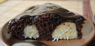 Творожно-шоколадный пирог