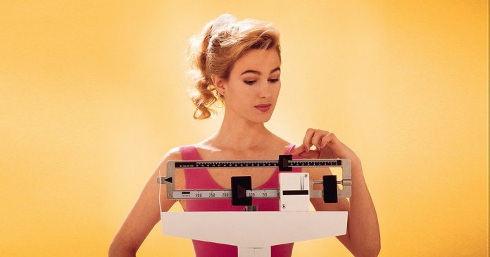 Соотношение роста и веса у женщин